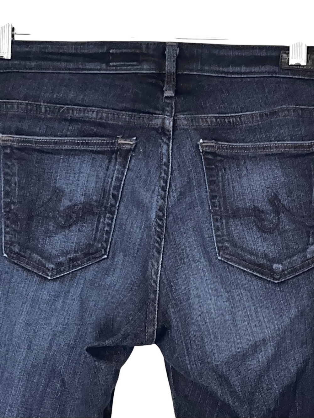 AG Adriano Goldschmied The Stilt Cigarette Leg Dark Wash Jeans size 27 - Picture 4 of 9